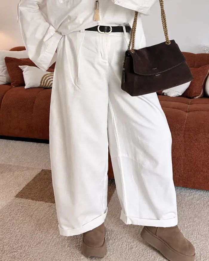 Pantalon Ballon | Blanc