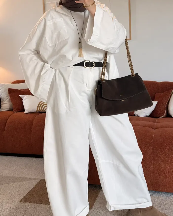 Alternative view of Pantalon Ballon | Blanc